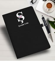 Kişiye Özel harf Tasarımlı  İsme Özel Defter ve Kalem