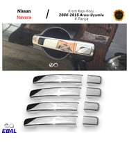 Nissan Navara Krom Kapı Kolu 4 Kapı 2006-2015 ARASI P. Çelik