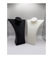 Siyah ve Beyaz Manken Set, 25 CM 2'li Takı Mankeni Takı Standı Takı Organizeri Kolye Sergileme Stand