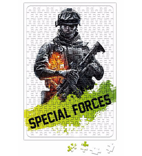 Forças Especiais Special Forces Puzzle 240 Parça Yapboz