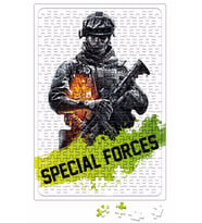 Forças Especiais Special Forces Puzzle 240 Parça Yapboz
