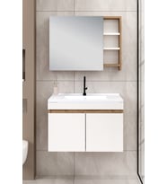%100 Mdf 80 cm Saura Banyo Dolabı