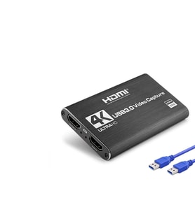 Hdmı Vıdeo Capture Usb3.0 4K Ultra Hd Siyah HDX1358