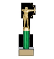 ODAK KUPA - Figürlü Kupalar - Okçu Figürlü Kupalar FG-006 A - 31 cm