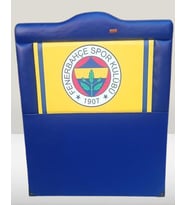 Başlık 90315 DK Tek Kişilik 90 Taraftar FENERBAHÇE Suni Deri Mavi Kumaş El Yapım