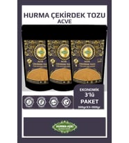 Hurma Aşkı Acve Hurma Çekirdeği Tozu 300GrX3=900Gr