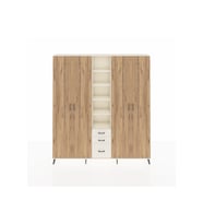 Arges Dolap 17 Raflı 3 Çekmeceli 4 Kapaklı 220x30x243 Aytaşı-Çam/Aytaşı
