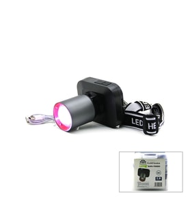 ŞARJLI 50W KAFA LAMBASI FENER 1 LED USB - TYPE-C DİJİTAL KADEME IŞIK AYARI - FLAŞÖR (5365)