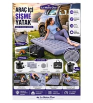 MG Marvel R Otomobil Arka Koltuk Şişme Yatak Elektrikli Pompa Tamir Kiti Çantalı Seyahat Seti