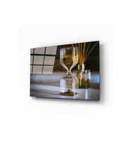 Miyrem Glasses Collection -A1^#  Kum Saati Cam Tablo (Çok Renkli)