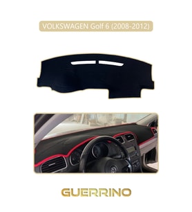 VOLKSWAGEN Golf 6 (2008-2012)TORPİDO KORUMA HALISI BEJ KENAR
