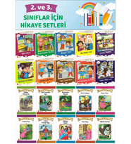 2.ve 3.Sınıflar İçin 20 li Hikaye Seti (64 Sayfa) (Karışık)