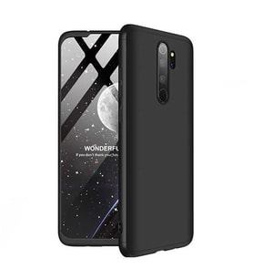 Xiaomi Redmi Note 8 Pro Kılıf Zore Ays Full Koruma Kılıf (Siyah)