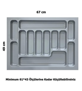 LİDER 67*49 Çekmece İçi Kaşıklık,(61*43 Ölçüsüne Küçülebilir)