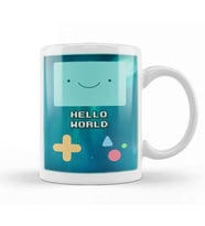 Bmo Hello World Adventure Time Space Galaxy Stars Aurora 01 Kupa Bardak Porselen