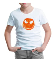 HalloWeen - Face Beyaz Çocuk Tshirt