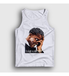 Presmono Unisex Beyaz Smoke Astroworld Travis Scott Atlet 43222tt