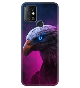 INFINIX Hot 8 9 10 11S Hot 10 Play 10T Kılıf Desemli Silikon Kartal 1622