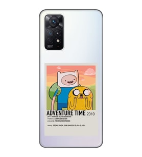 Redmi Note 11 Pro Uyumlu Adventure Time Tasarımlı Şeffaf Telefon Kılıfı