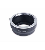 Canon EOS M İçin Canon EOS EF, EF-S Lens Kullanım Adaptörü (Siyah)