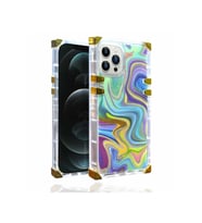 Apple iPhone 12 Pro Max Uyumlu Kılıf Zore Ples Kapak (Mavi)