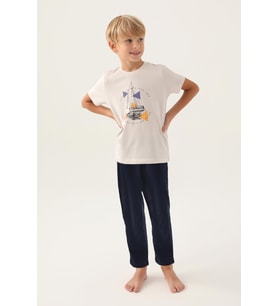 Arnetta 2991 Home Taş Erkek Çocuk Pijama Takımı