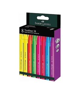 Faber Castell Fosforlu Kalem 38 Neon 8’li 2022