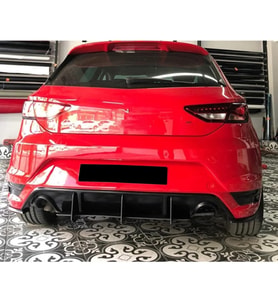 Seat Leon Mk3 Aero Arka Tampon Flap Flaplar Splitter Bıçak