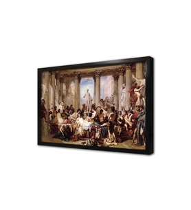 Romanın Çöküşü Thomas Couture Çerçeveli Mdf Tablo