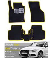 AUDİ A3 HATCHBACK (2013-2020) Uyumlu EVA Paspas Tam Set–Araca Özel,Su Geçirmez,Kolay Montaj