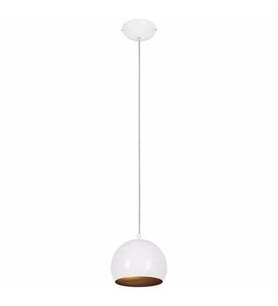 RİOLİGHT MODERN BEYAZ İÇİ GOLD TEKLİ METAL SARKIT AVİZE ÇAP:20CM