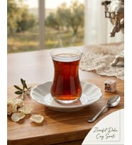 Porland Porselen Beyaz Çay Tabağı 6'lı Set Çay Tabağı Seti 11 cm ( 127912 )