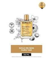 Bioxcin Gold On Skin Kuru Yağ 100 ml Sprey Doğal, Cilt & Saç İçin Besleyici, Nemlendirici Yağ, Mono