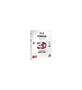 3D Yayınları Tyt Türkçe Video Destekli Defter
