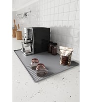 Gri 39x58 cm Silikon Kahve Makinesi Matı Tezgah Pedi Bulaşık Altlığı cin962