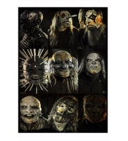 ekart  Slipknot Grup Üyeleri Modern Ahşap Tablo 22cm X 30cm