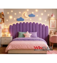 WİNFLEX YATAK BAŞLIK AY VE BULUT SET DEKORASYON PANEL - 180CM