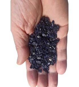 50 Gram Minik Lacivert Yıldız Taşı Kırıktaş Deliksiz Parçalar 331-2