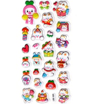 Sticker Kabartmalı Stiker Defter Planlayıcı Etiket (Lde009)-19x9cm - Tavşan Partisi