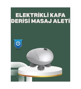 Derin Masaj Sağlayan Elektrikli Kafa Masaj Aleti