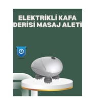 Derin Masaj Sağlayan Elektrikli Kafa Masaj Aleti