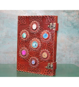 Taşlı Deri Defter