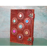 Taşlı Deri Defter