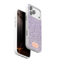 Onegif Apple İphone 17 Pro Max Bright Simli Kapak - Lila