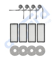 Roborock Saros Z70 Uyumlu 4 Yan Fırça 4 Filtre 4 Mop