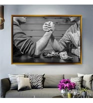 Altın Çerçeveli dekoratif tablo a1476 (Gold)