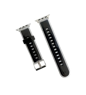 Apple Watch 38mm Jelly Silikon Kordon (saat Değildir) - Siyah