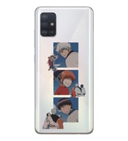 Samsung Galaxy A51 Uyumlu Gintama Tasarımlı Şeffaf Telefon Kılıfı