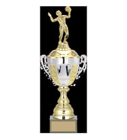 ODAK KUPA - Figürlü Kupalar - Voleybol Kadın Figürlü Kupalar FG-087 B - 46 cm