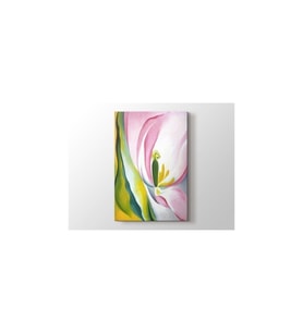 DBSanatevi Georgia Okeeffe - Pink Tulip Tablo 50 X 70 Cm